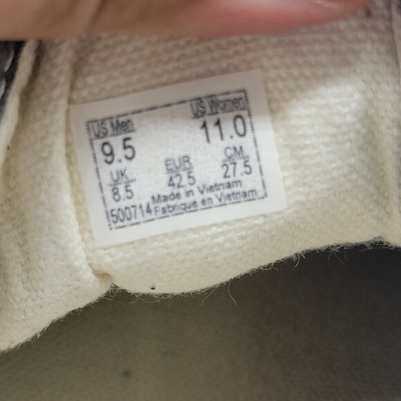 Vans Old Skool Mens 9.5 Gray White Sneaker Shoes Skate Casual Walking Outdoors - Picture 7 of 13